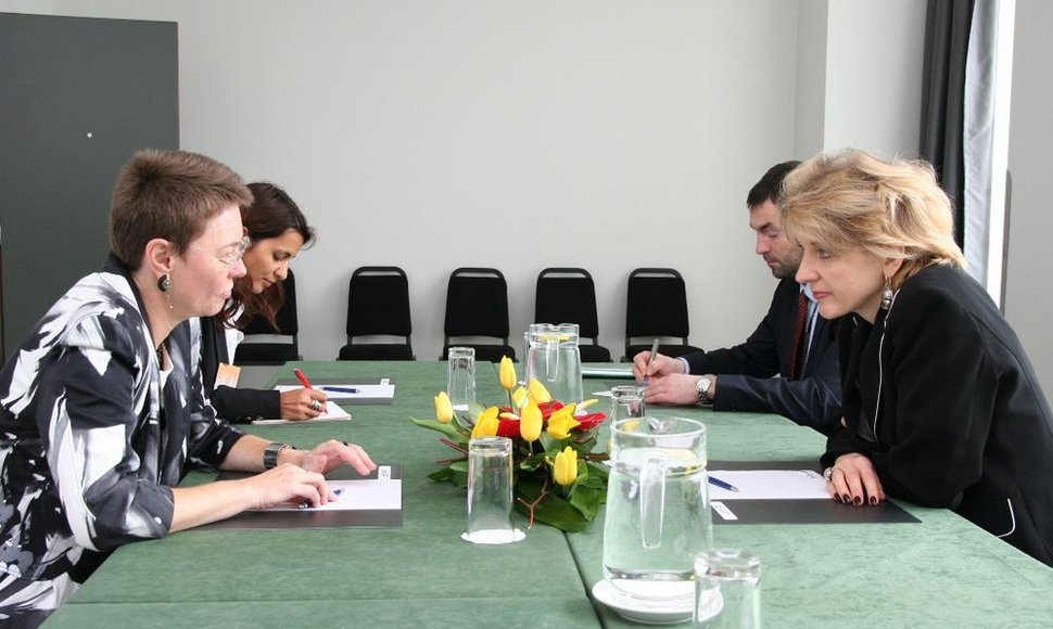 Užsienio reikalų viceministrė susitikime su Europos Sąjungos specialiąja atstove įvertino ES Vidurinės Azijos santykių raidą