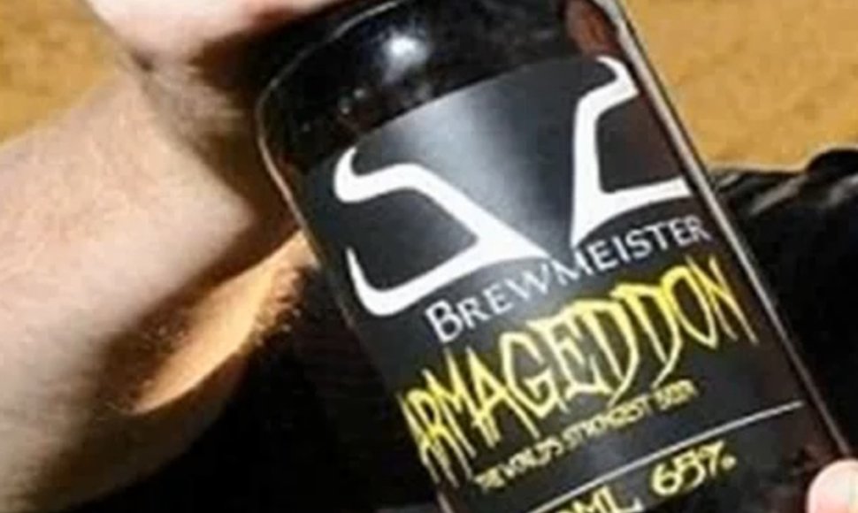 Škotijoje įsikūrusioje alaus darykloje sukurtas, kaip manoma, stipriausias alus pasaulyje – „Armageddon“