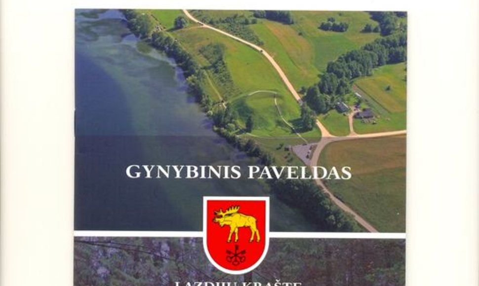 Informacinio leidinio „Gynybinis paveldas Lazdijų rajone“ viršelis