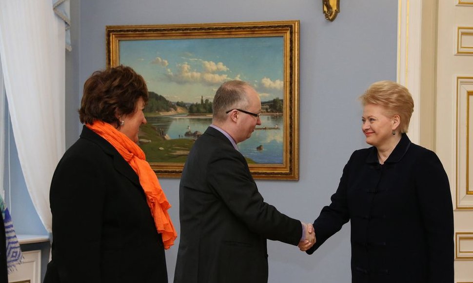 Lietuvos Respublikos Prezidentė Dalia Grybauskaitė artėjant pirmininkavimui ES Tarybai susitiko su Europos Parlamento (EP) Moterų teisių ir lyčių lygybės komiteto (FEMM) atstovais. 