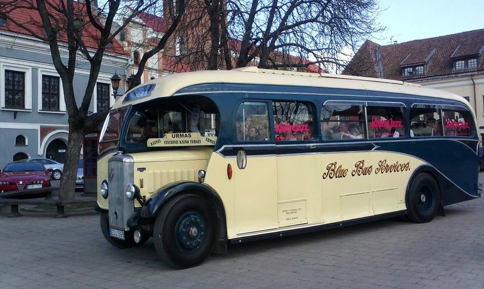 Festivalio „Kaunas Jazz“ pradžią skelbs džiazuojantis senovinis autobusas