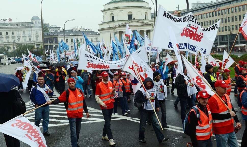 Protestai Lenkijoje