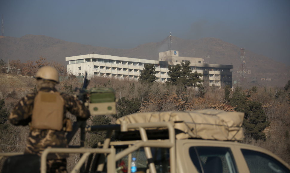 Prabangiame Afganistano sostinės viešbutyje – ginkluotas įsiveržimas