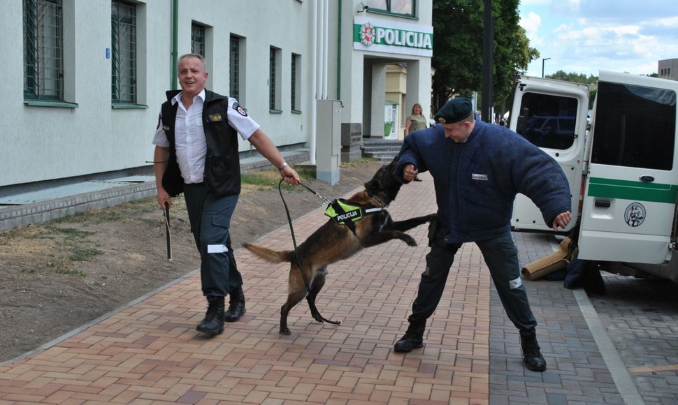 Alytaus policija paminėjo miesto gimtadienį