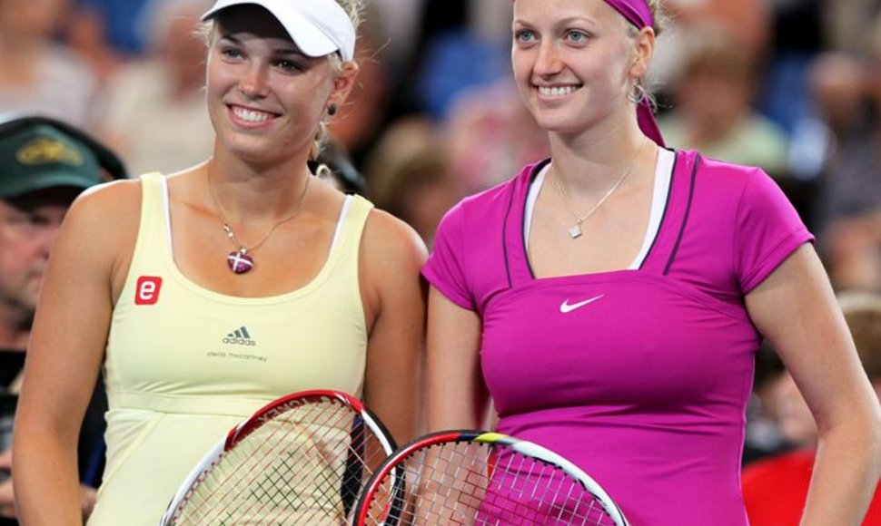 Caroline Wozniacki ir Petra Kvitova