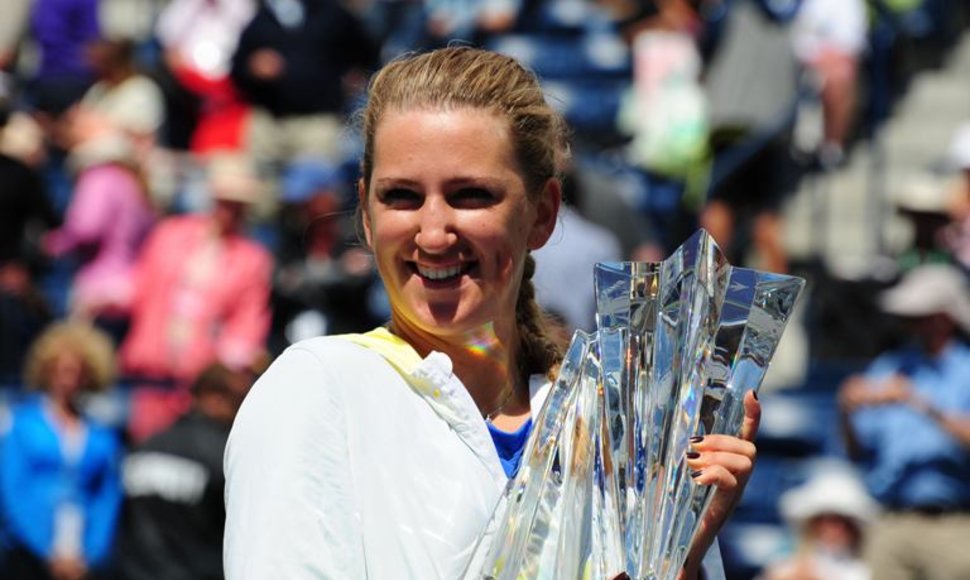 Viktorija Azarenka pirmą kartą tapo „BNP Paribas Open“ čempione