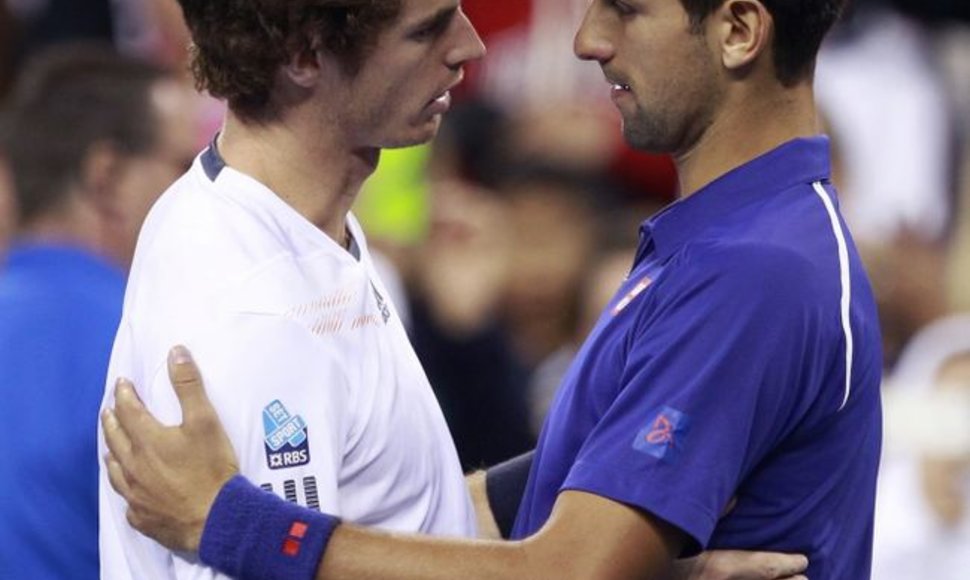 Andy Murray ir Novakas Džokovičius
