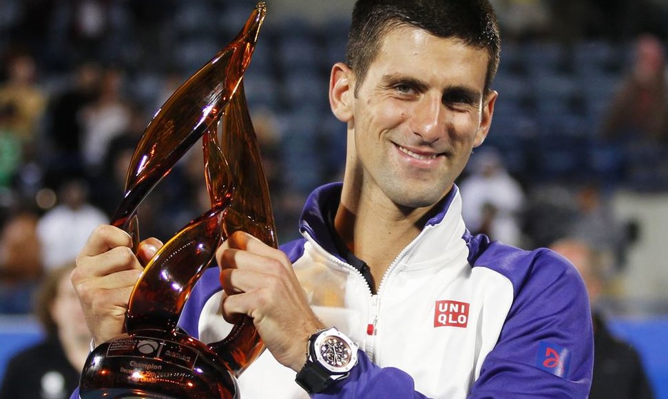 Novakas Džokovičius už pergalę turnyre gavo ir 250 tūkstančių JAV dolerių