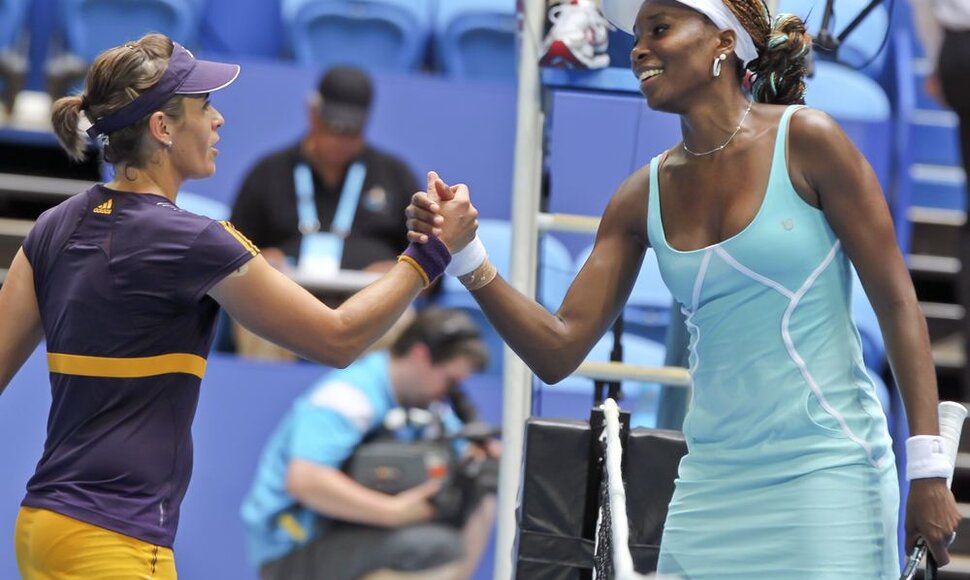 Anabel Medina Garrigues ir Venus Williams