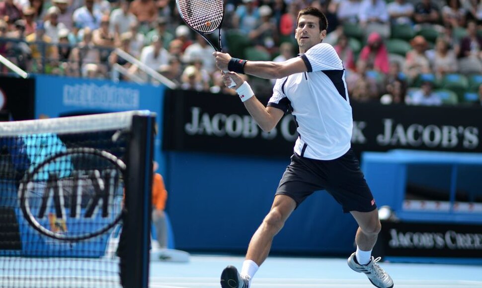 Novakas Džokovičius „Australian Open“ turnyre iškovojo 17-ą pergalę iš eilės