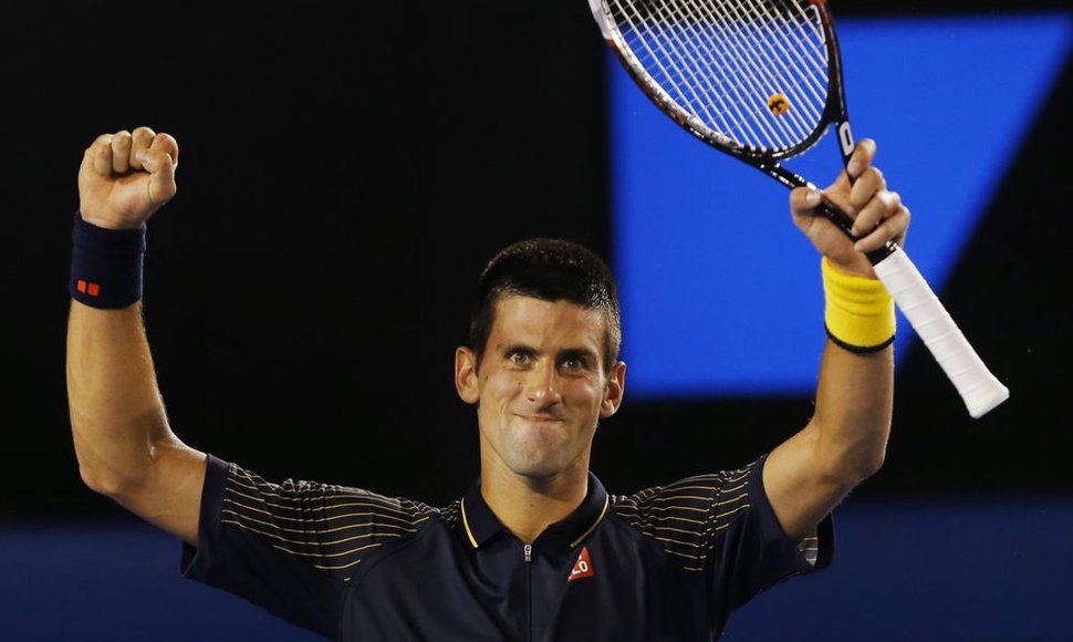 Novakas Džokovičius „Australian Open“ turnyre iškovojo 20-ą pergalę iš eilės