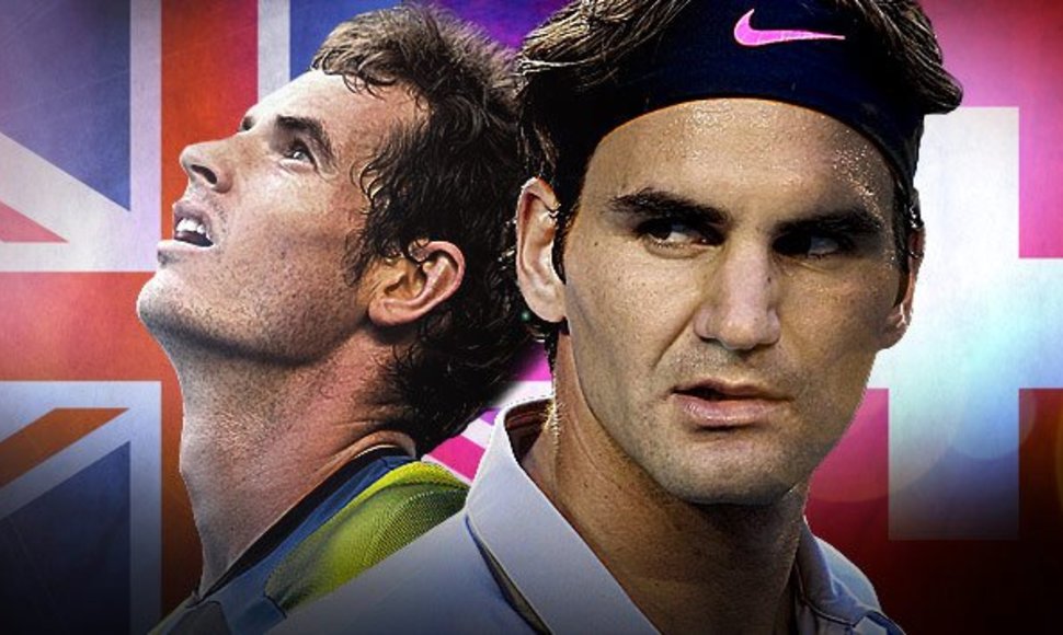 Andy Murray ir Rogeris Federeris