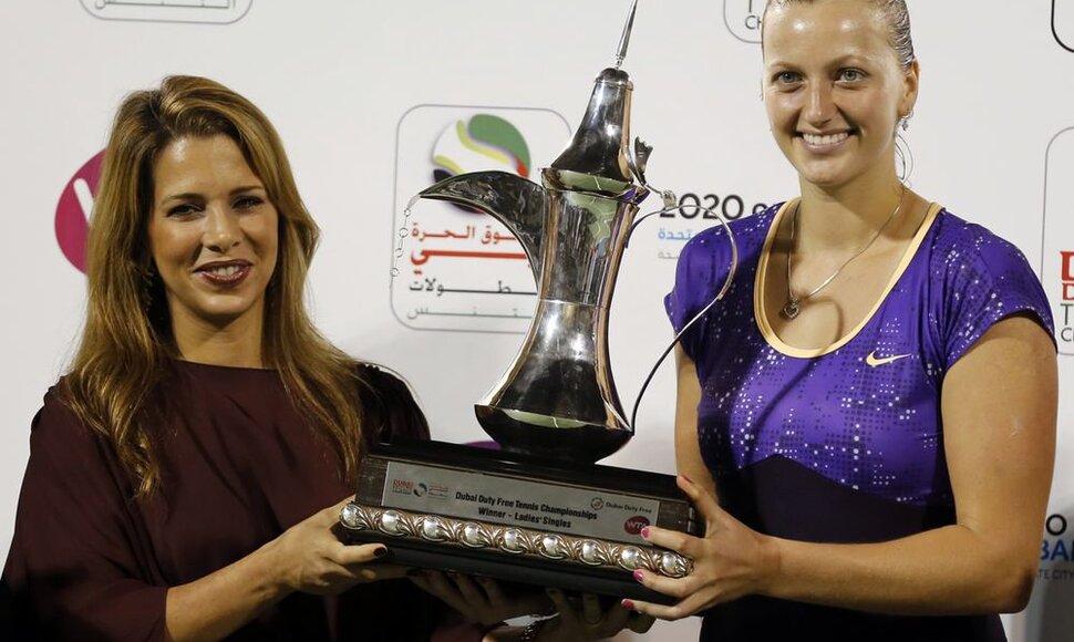Princesė Haya Bint al-Hussein ir Petra Kvitova