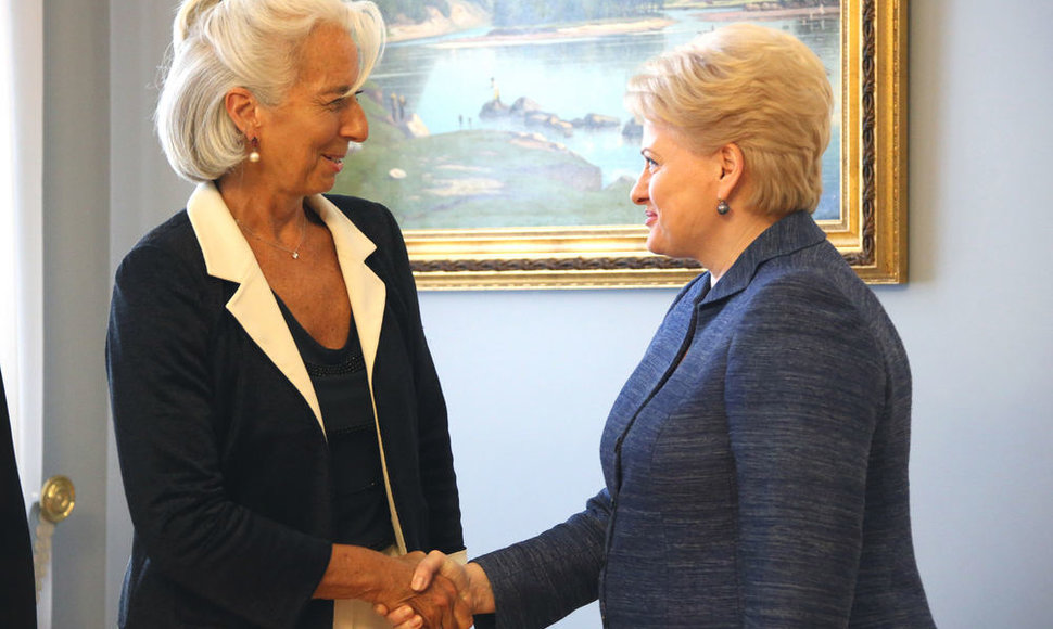 Christine Lagarde ir Dalia Grybauskaitė
