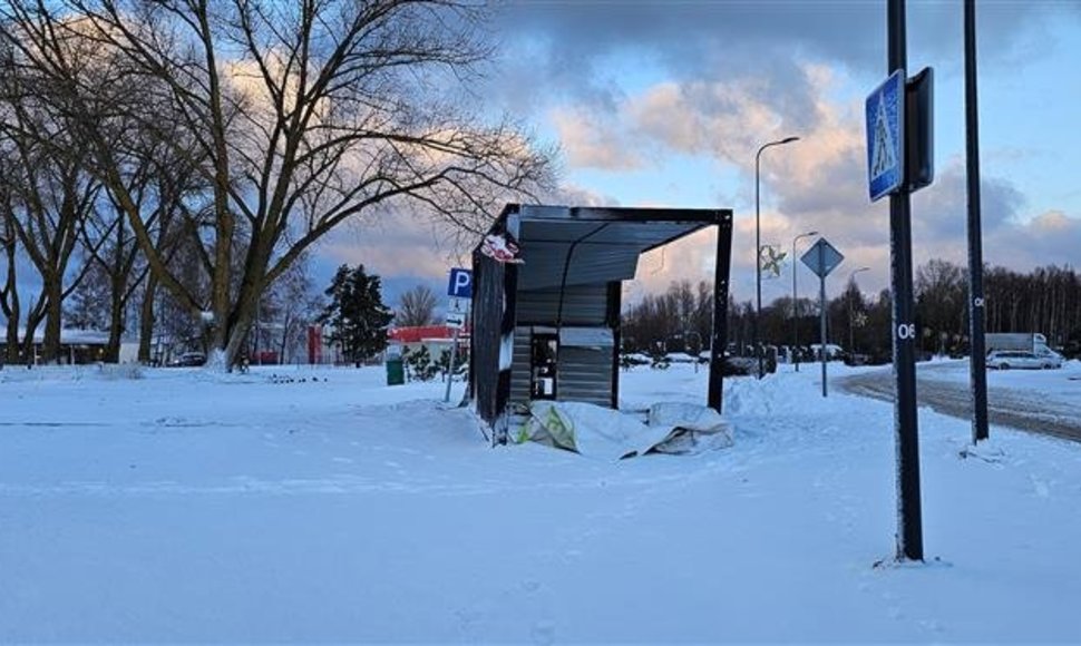 Palanga po audros, sausio 4-osios rytas