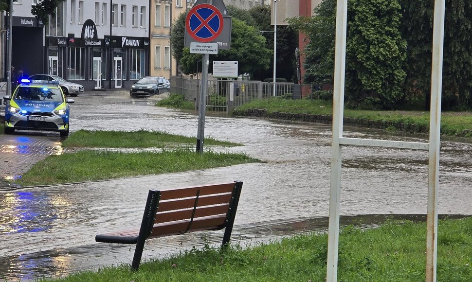 Užtvindytos Elbingo gatvės