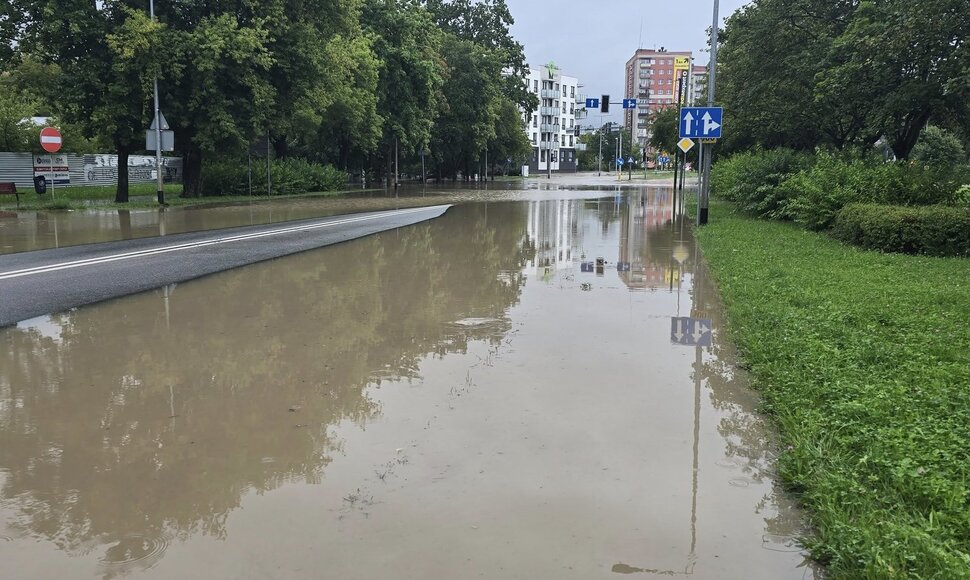 Užtvindytos Elbingo gatvės