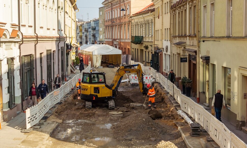 Trakų gatvės remontas