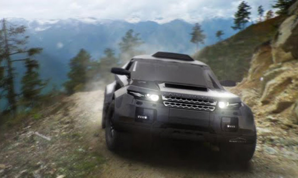 „Range Rover Evoque“ ruoštas Dakaro raliui