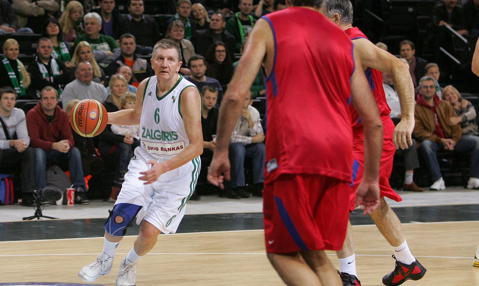 Kauno „Žalgirio“ ir Maskvos CSKA veteranų susitikimas