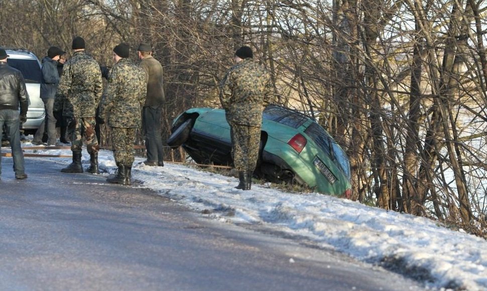 Avarija Panerių gatvėje Kaune