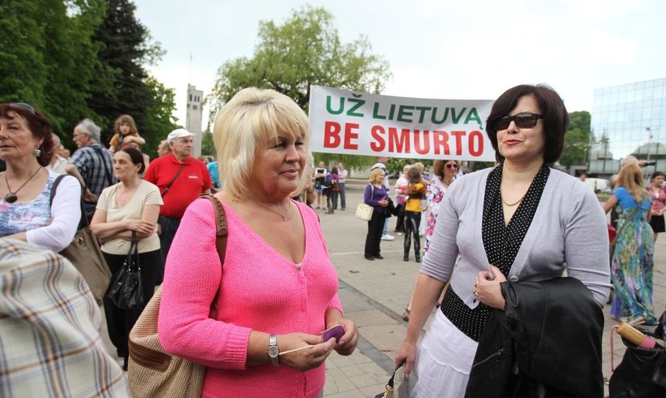 Drąsiaus Kedžio šalininkų mitingas Kaune