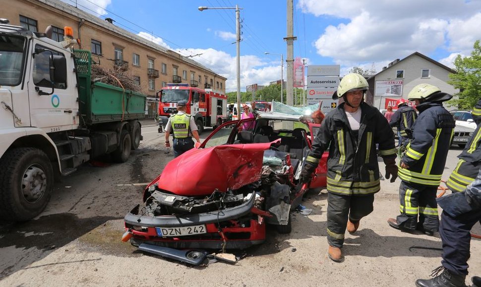 Avarija Petrašiūnuose