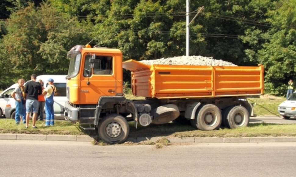 Avarija Tunelio gatvėje Kaune