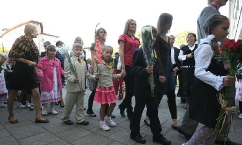 Šiemet į Klaipėdos mokyklas ateis mažiau moksleivių. 