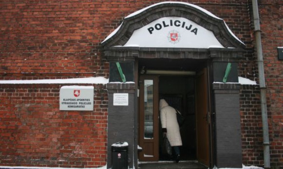 Sulaikytasis uždarytas į Klaipėdos apskrities VPK areštinę. 
