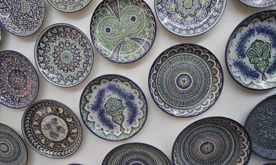 Uzbekistano keramika.