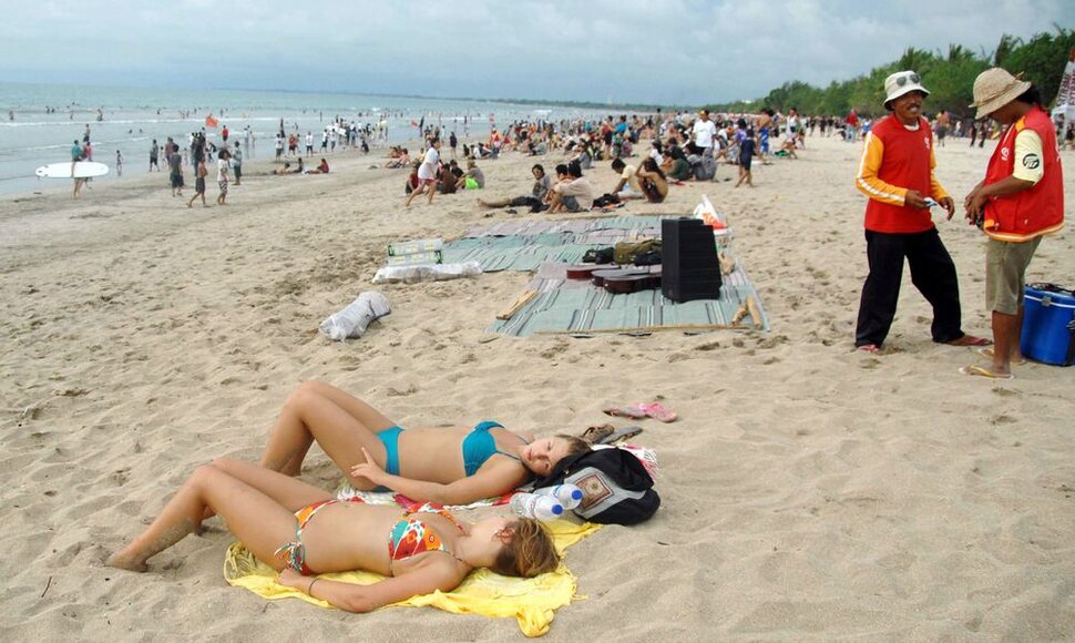 Balyje turistams spalio 12 dieną patariama būti budriems
