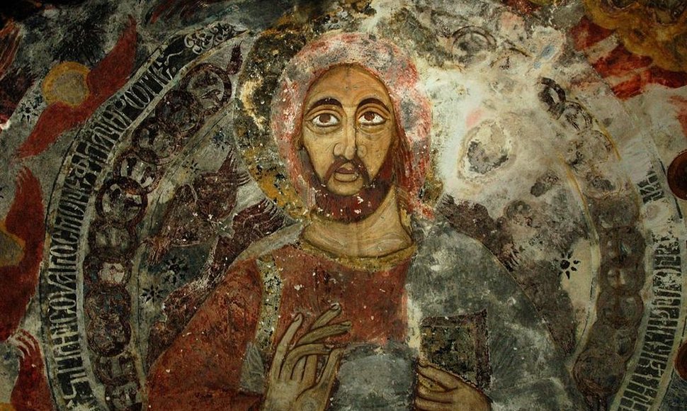 Jėzaus Kristaus freska Sumelos vienuolyne