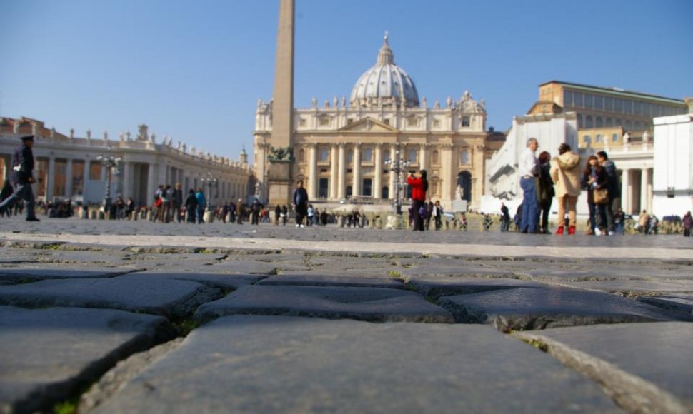 Į Romą pamažu keliauja piligrimai iš įvairiausių pasaulio kampelių