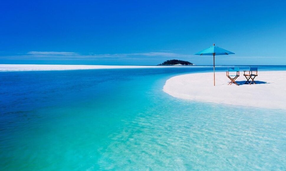 Švariausio pasaulyje smėlio paplūdimys – Whiteheaven Beach