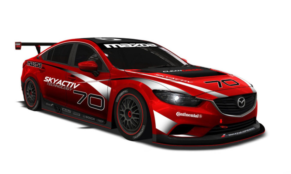 Lenktynėms ruošta „Mazda 6“