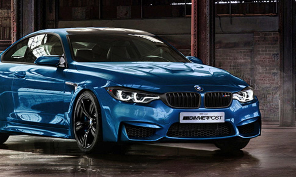 BMW M4 eskizas