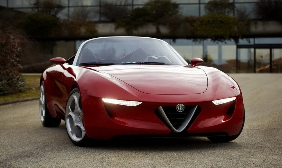 Koncepcinis „Alfa Romeo Spider“