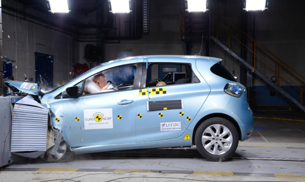 „Renault Zoe“ „Euro NCAP“ avarijų bandymuose