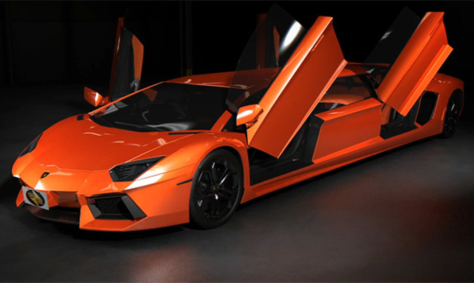 „Lamborghini Aventador“ limuzinas