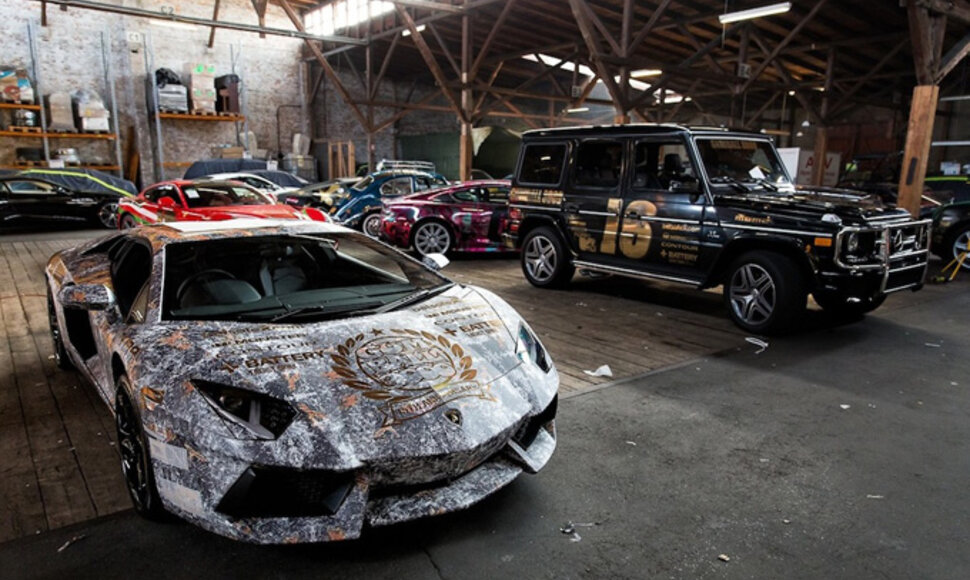 Gumball 3000 automobiliai prieš oficialų startą