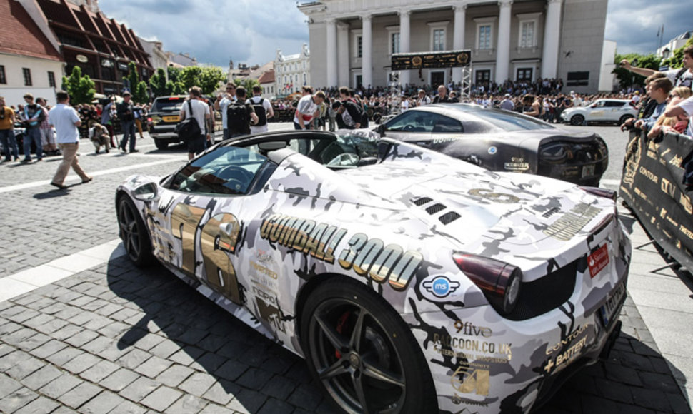 „Gumball 3000“ ralis Vilniuje, „Ferrari 458 Spider“