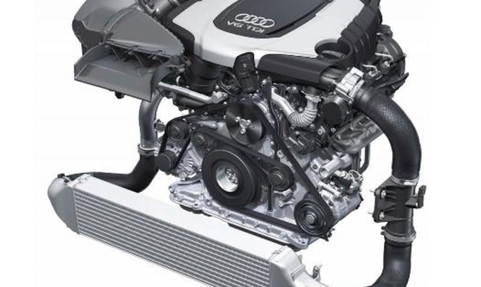 „Audi“ pristatė „Biturbo“ dyzelinį variklį