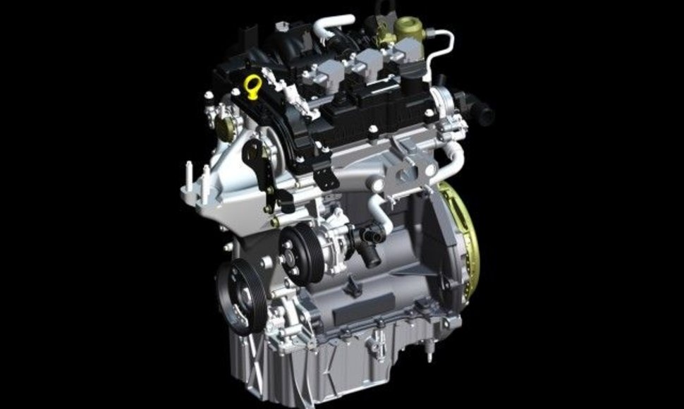 Naujas „Ford Ecoboost“ 1,0 l darbinio tūrio variklis