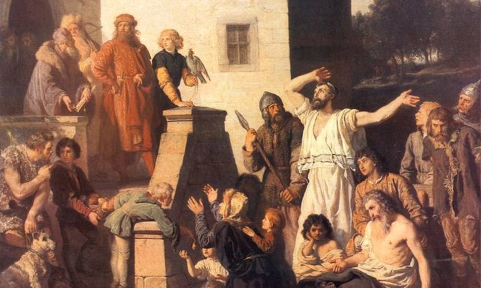 Casimir the Great and Jews by Wojciech Gerson (19th century painting)