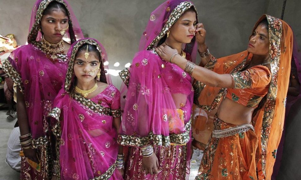 Молодые невесты в Индии. Фото иллюстративное