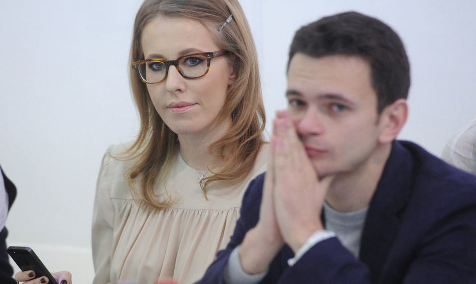 Ксения Собчак и Илья Яшин