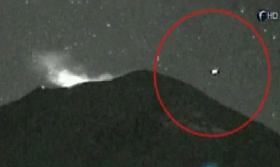 Над мексиканским вулканом Попокатепетль заметили НЛО | ru.15min.lt