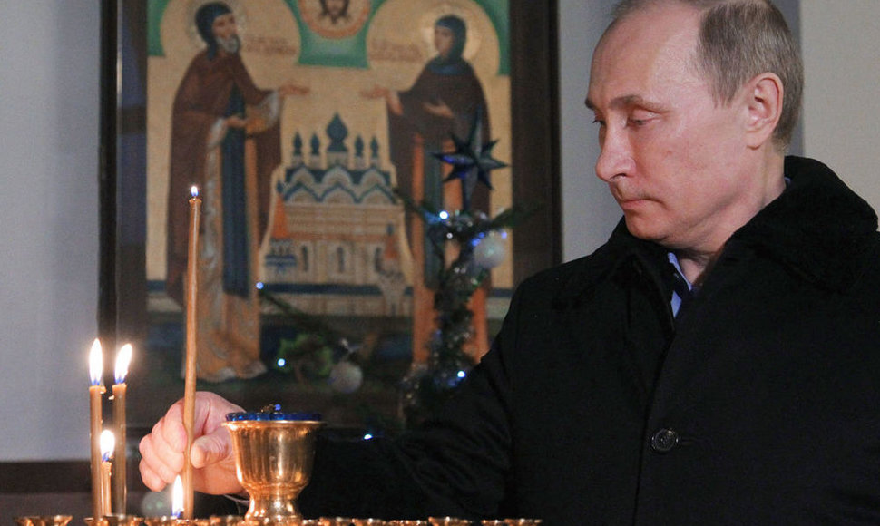 Vene president Vladimir Putin jõulumissal Sotši lähistel.