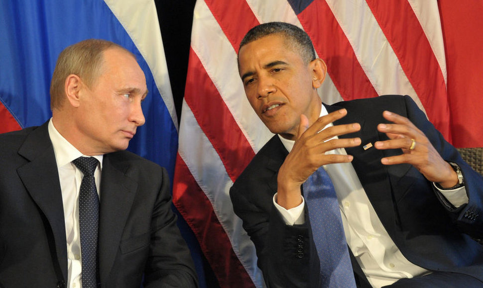 Владимир Путин и Барак Обама 